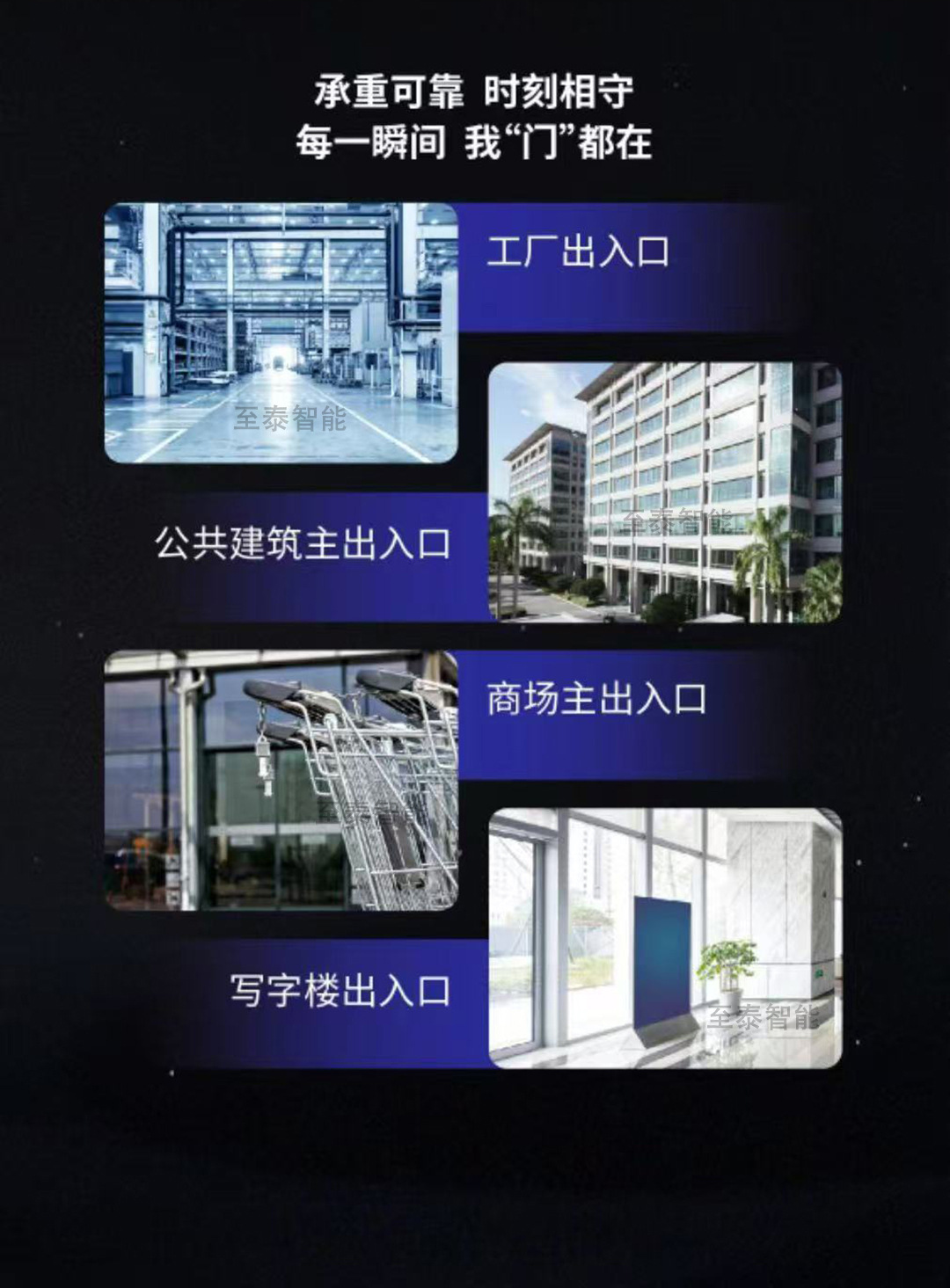 松下力帝400KG重型自动平移门机组